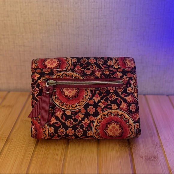 Vera Bradley Floral Pink and Black Clutch - Picture 3 of 3